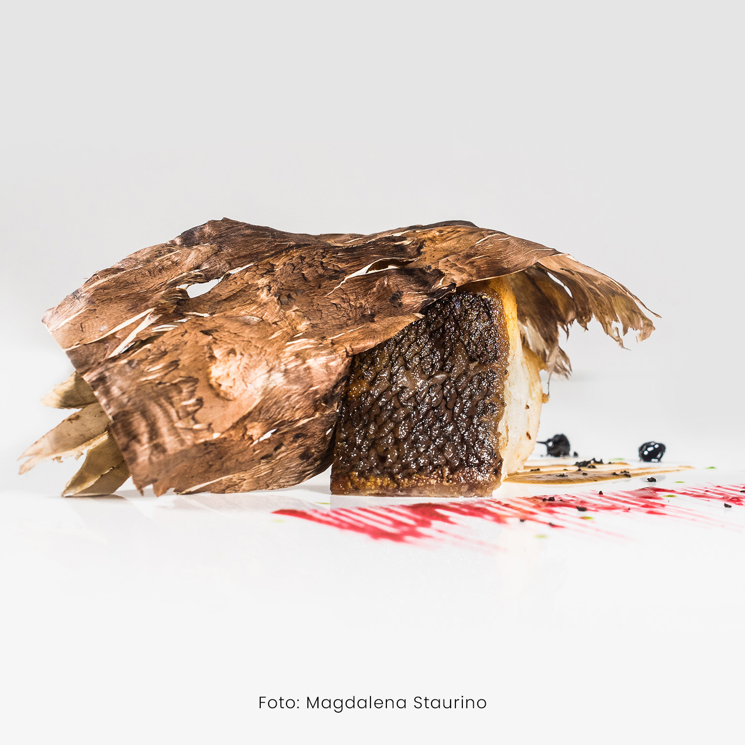 Plato del restaurante Arzak en San Sebastián.